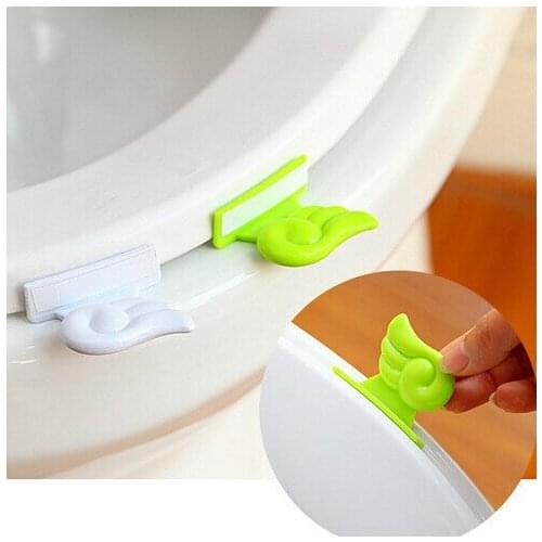 Toilet anti-dirty cover device Wing flapper toilet accessories for toilet seat toilet handle