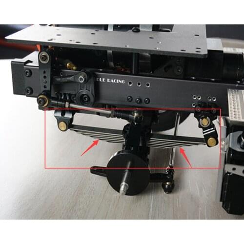 Remote control actro truck front auto suspension straight steel plate for tamiya 1:14 scale scania R620 R730 BEENZ 1851 3363 MAN