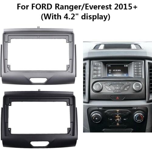 Android Car Radio Head Unit Fascia For FORD Ranger/Everest 2015+ Multimedia Player Dash Panel Frame Kit Center Console Holder