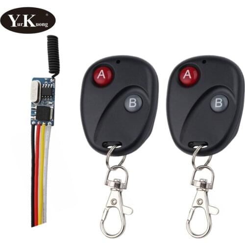 3.7V 4.2V 5V ,Mini Remote Switch 433 315MOS Contactless RF Wireless Switch Mini Motor Buzzer LED Relay Light Lamp Remote ON OFF