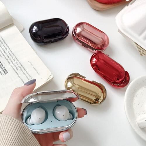 For Galaxy Buds Plus Case Luxury Plating Earphones Hard Cover for Samsung Galaxy Buds / Buzz Plus Case