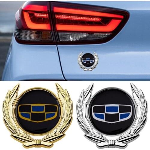 For Geely Emgrand 7 X7 EC7 Atlas Boyue CK2 GC6 GC7 Atlas Boyue Car Rear Trunk Emblem Badge Side Window Sticker Decal Decoration