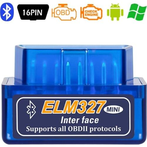 OBD2 Super Mini ELM327 Bluetooth V2.1 code reader Auto Scanner elm 327 Tester Adapter Diagnostic Tool for Android