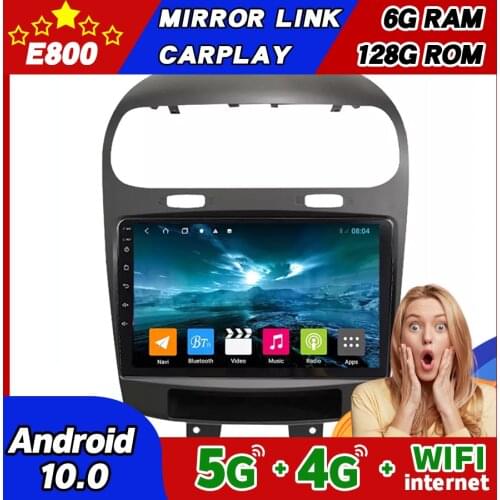 EU in Stock 2Din Autoradio Car Radio For Fiat Freemont 2009 Dodge Journey Leap 2012 GPS Navi Android 10 Multimedia Video Player
