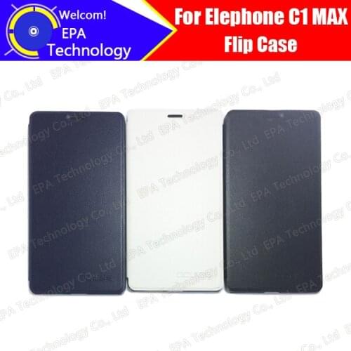 Elephone C1 Max Flip Case 100% Original Ocube New High Quality Protector Leather Case Flip Cover For C1 Max Smart Phone