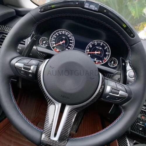 Real Carbon Fiber Performance Steering Wheel for BMW M5 M6 F10 F18 F01 F02