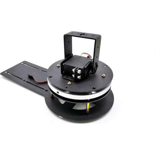 2 dof Rotation Bracket chassis,Aluminum Alloy Bracket/plate,all metal rotating Base,for DIY robot Arm,tank car