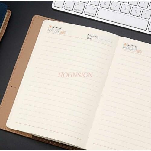 Creative Notepad Office supplies Stationery Notebook Diary Business Leather Book Thick A5