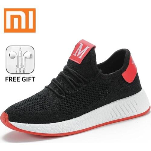 Xiaomi Women Shoes Running Shoes for Women Lightweight Mesh Breathable Casual Sneakers Lace-Up Non-Slip Womens Sport Shoes