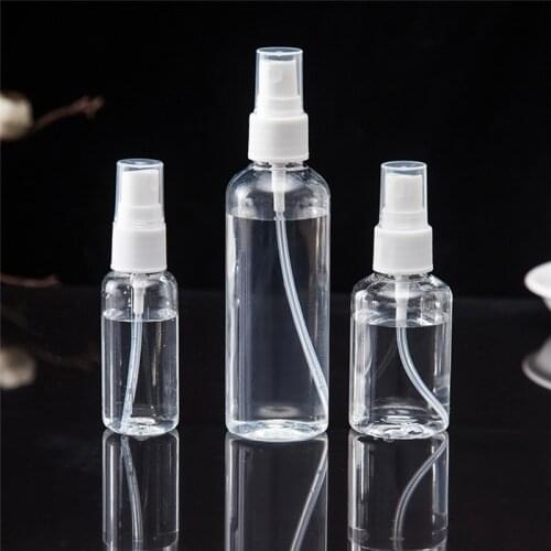 30ml 50ml 100ml Refillable Mini Perfume Spray Bottle Empty Cosmetic Containers Plastic Atomizer Portable Travel Perfume Bottle