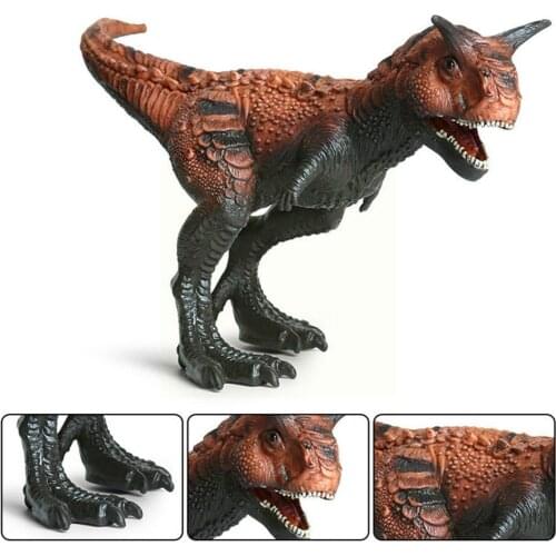 New JurassicDinosaur Carnivorous Carnotaurus Action Collection T-Rex PVC Figure Quality Toys For Kids Model High Gift T1C7