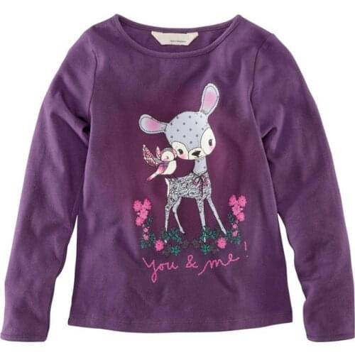 New arrival girls t shirt long sleeve t-shirt childrens clothes cotton tshirts kids tee shirt tops girl blouse jersey M1704