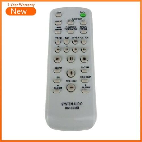 New Controller For SONY CD HIFI System Audio Remote Control RM-SC3 For CMTCP555 CMTHPX7 CMTNE5 LBTZX6 LBTZX8 LBTZX9