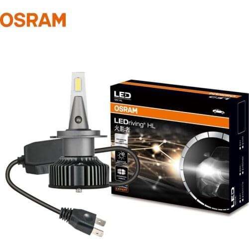 OSRAM LED H7 12V 25W HYZ LED Head Light Car High Low Beams 6000K Cool White Auto Original Bulbs +140% More Bright 45210CW, 2X