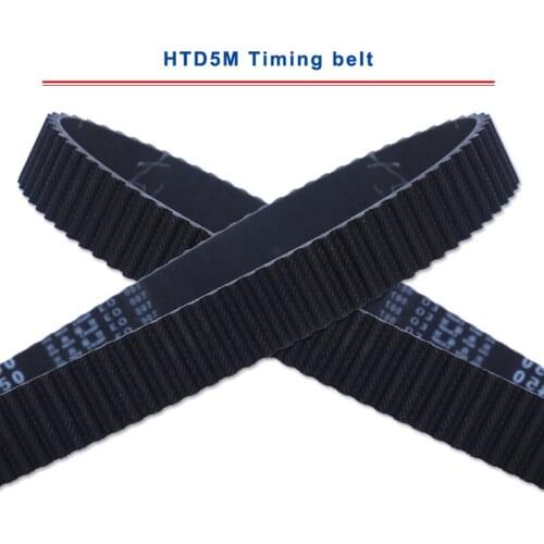 Timing belt HTD5M 650/655/660/665/670/675 circle-arc teeth belt width 15/20/25/30 mm teeth pitch 5mm