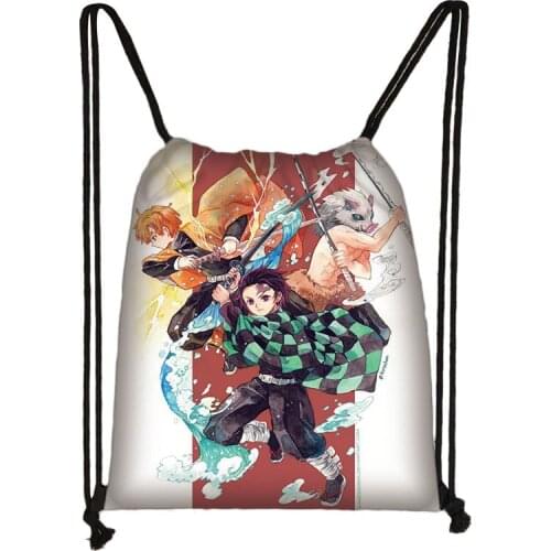 Backpack Demon Slayer: Kimetsu no Yaiba Canvas Bag Tomioka Giyuu School Bags Girls Travel bag Mochila Feminina Notebook Bags