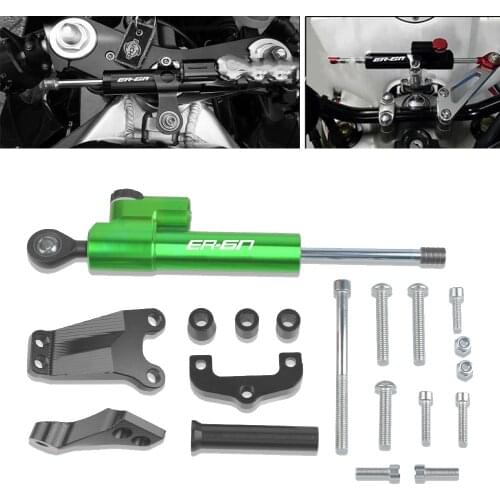 For Kawasaki ER-6N Motorcycle Aluminum Steering Stabilize Damper & Bracket Mount ER 6N ER6N 2013 2014 2015 2016 Accessories