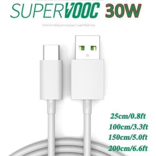 Charger cable For OPPO A92s A92 A72 A52 / Realme 6i / Reno4 Z 5G / A73 5G Reno4 F A53s A93 A33 A32 A53 / A72 5G Mobile phone