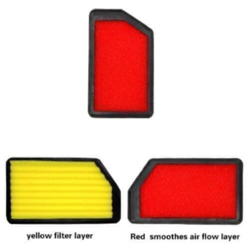 1Pcs Double layer Car Air Filter High Flow Air Filter Auto Super Hybrid Air Filters for HYUNDAI ELANTRA 2.0L 2014-2016