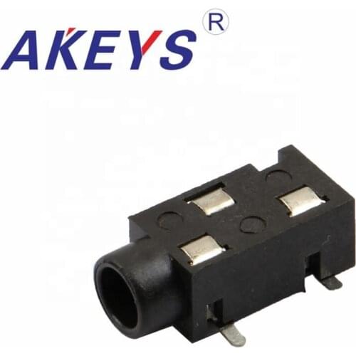 10 PCS PJ-320b 3.5 Earphone Jack 5pin Paster 2 Fixed Pin Diameter 3.5mm Outlet Jack For Micro Usb Outlet