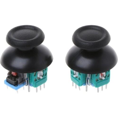 2 Pcs Joystick Axis Analog Sensor Module Thumbstick For PS4 Pro Slim Controller