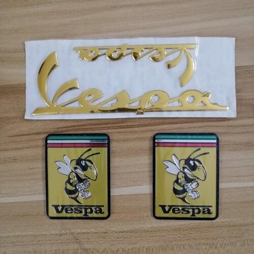 3D Motorcycle Decal Flag Bee Stickers Case for PIAGGIO VESPA GTS150 GTS 250 GTS300 GTS GTV 150 125 250 300 300ie