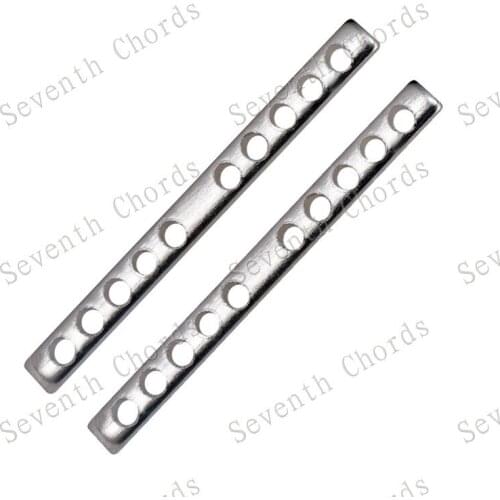 4 Pcs 6 String Humbucker Pickup Metal Spacers for Electric Guitar - Pole Spacing 50mm and 52mm for choose