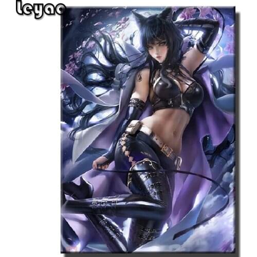 5d DIY Diamond Painting Full Square/Round Drill Cross Stitch Diamond Embroidery Mosaic Rhinestone Anime Game Sexy Girl Wall Art