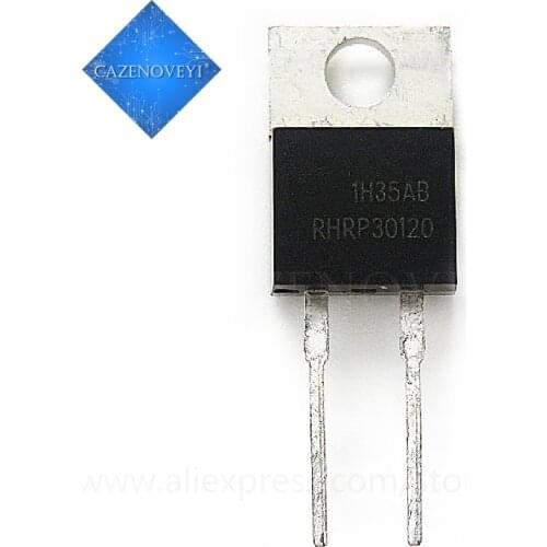 5pcs/lot RHRP30120 RHR30120 NEW and Original 30A 1200V Hyperfast Diode TO-220-2 In Stock