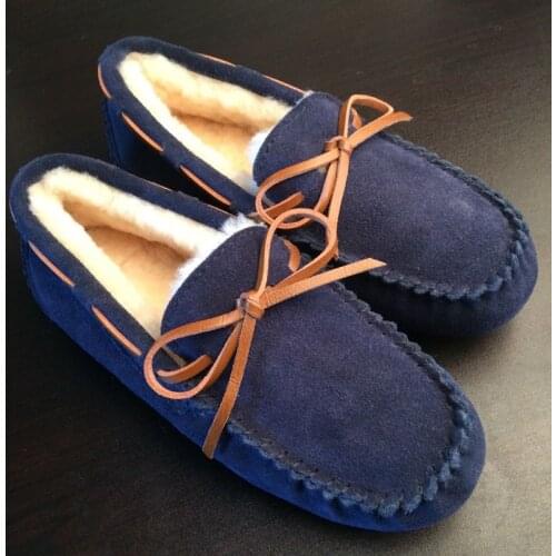 Free Shipping New Fashion Top Quality Genuine Leather Flat Shoes Women Winter Boots Natural Fur Sheepskin Wool Ladies Snow Boots