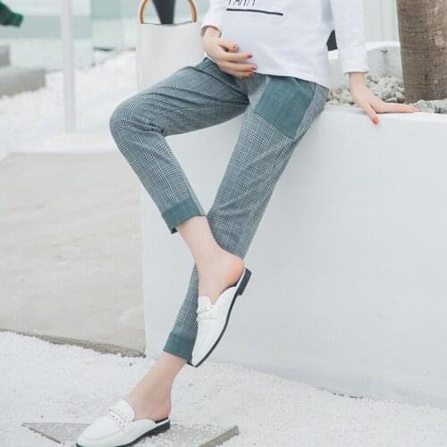 Maternity Pants Spring Summer Fashion Harem Pants Clothes for Pregnant Women Elastic Waist Pregnancy