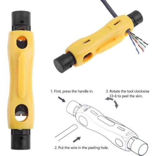 Coax Coaxial Cable Wire Pen Cutter Stripper Stripping Tool for RG59 RG6 RG7 RG11 High Quality Wire Stripping Pliers Tool