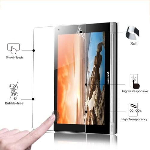 High clear Glossy film For Lenovo B6000 B6000-F B6000-H 8.0" tablet pc Anti-Scratches HD LCD Screen Protector Film + clean cloth