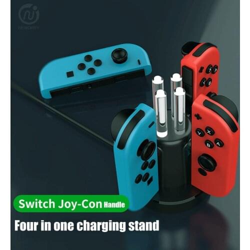 4 in 1 Switch Joy Con Controller Charger Dock Stand Station Holder for Nintendo Switch NS Joy-Con Game Support Dock for Charging