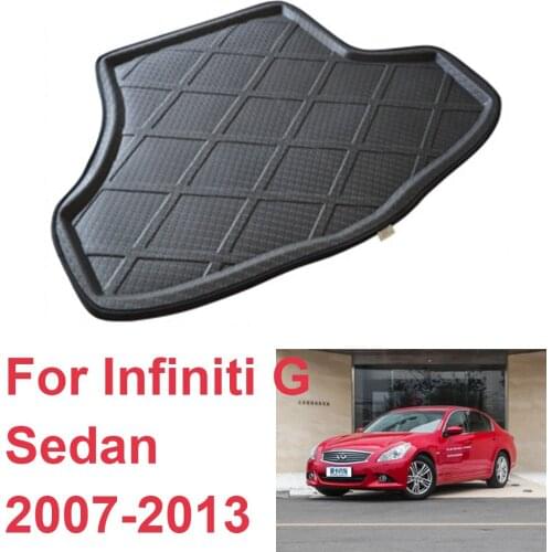 Cargo Liner For Infiniti G35 G37 EX35 FX QX70 2007-2016 2008 2009 2013 Boot Liner Rear Trunk Mat Cargo Tray Floor Carpet