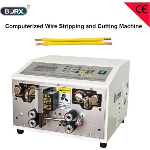 BORX Full Automatic Computer Hardwire Flexible Line Cutting Stripping Machine Wire Stripping Clipping Machine