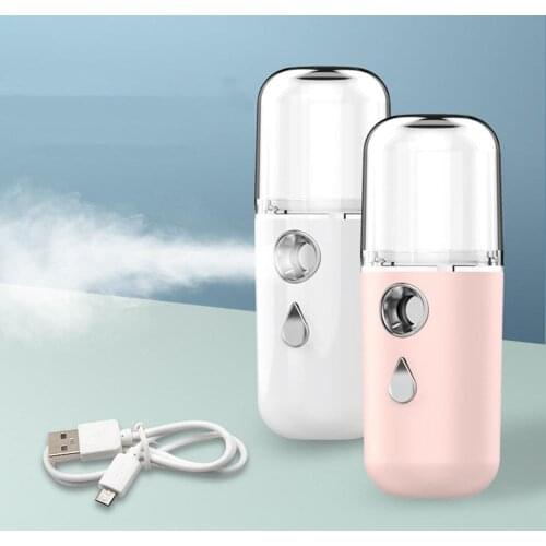 Nano Spray Hydration Instrument Mini Portable USB Rechargeable Handheld Facial Steamer Beauty Moisturizing Humidifier