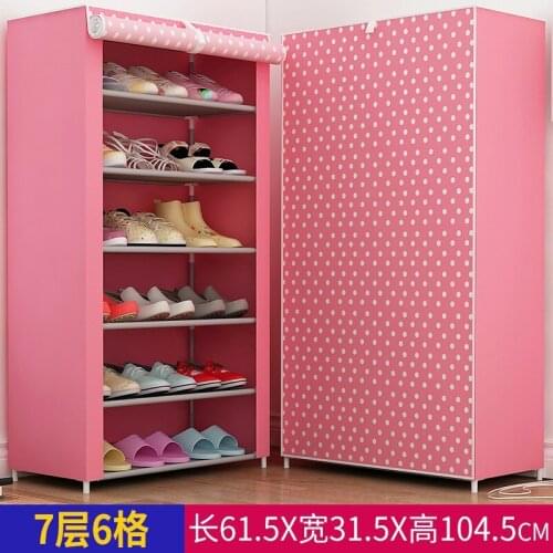 Non-Woven Shoe Rack Shoemaker Multi-Layer Dust-Proof Household Shoe Rack Storage Shoe Rack