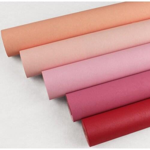 Nordic simple plain light pink non-woven wallpaper pure color silk bedroom living room TV background wall paper