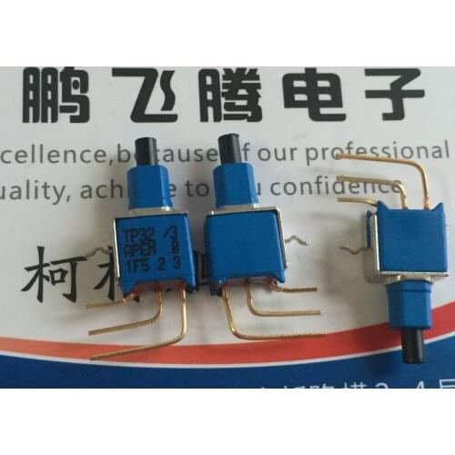 Original new 100% TP32 waterproof dust mini button switch bend feet 3pin reset button 0.4VA