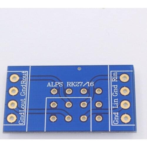 5PCS PCB BOARD Double Sides FR4 Adapter Circuit Board For ALPS RK16 RK27 VOLUME Potentiometers Hifi Audio Amplifier DIY