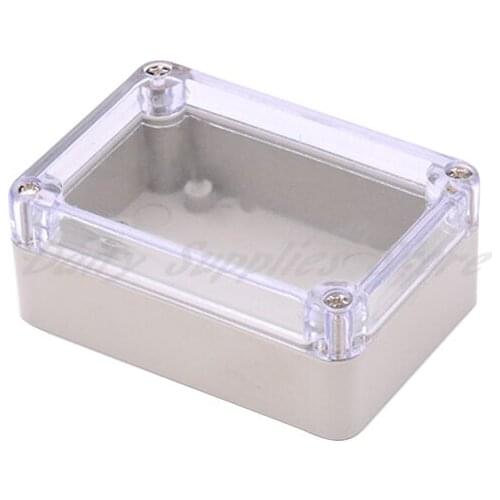 1pcs 85x58x35mm Plastic case Security power supply case Transparent cover Instrument case Outdoor wiring waterproof box