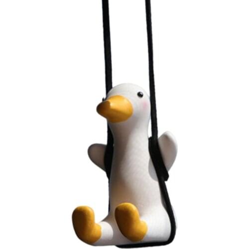 Swing Duck Vehicle Rearview Mirror Pendent Car Interior Decor