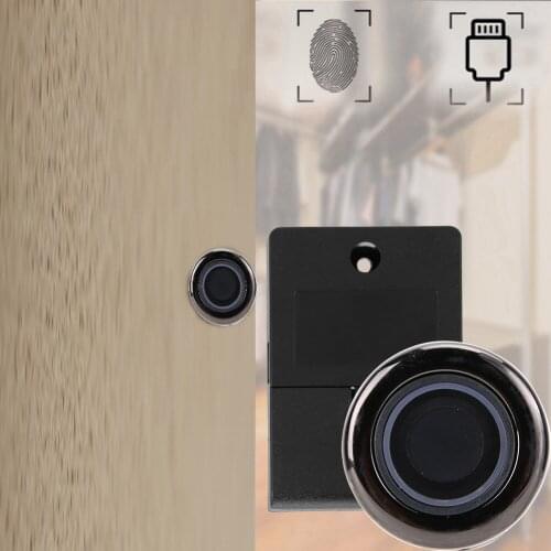 Semiconductor Keyless Fingerprint Drawer Office File Cabinet Security Lock Semiconductor Fingerprint Cabinet Lock