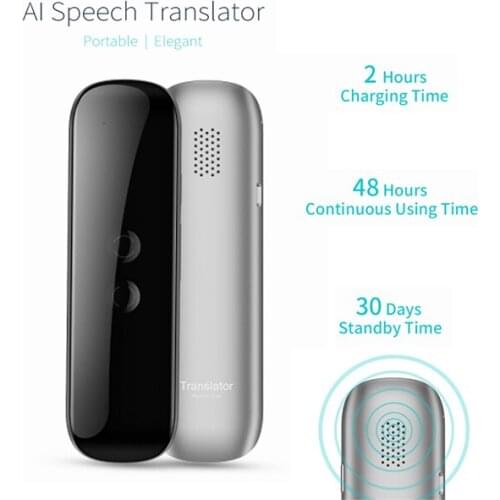 2021 New G5 Portable Audio Translator Translaty Mini Audio Translator Smart Instant Real Time Voice Languages Translator
