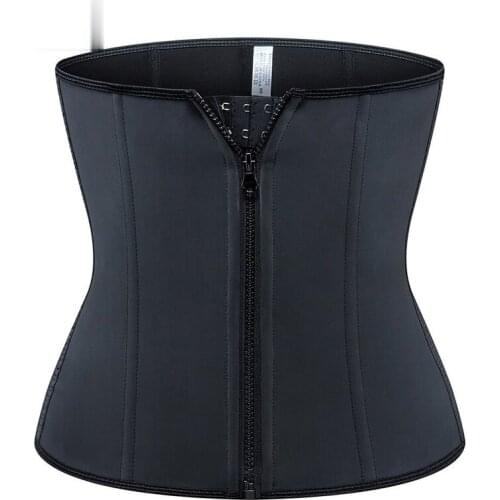 7 Steel Zipper + 4 Inner Buckle Waist Belt Shaping Exercise Fitness Waist Postpartum Abdomen Belt Support Waist Shaping Abdomen