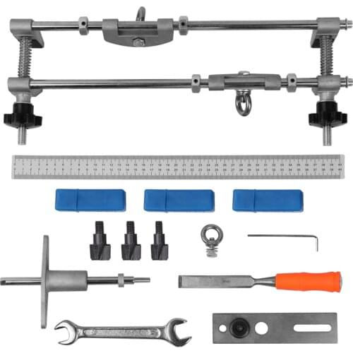 Professional Locksmith Woodworking Door Lock Mortiser Kit Hole Saw Opener Installation Mortising Jig Tool Maintenance Set