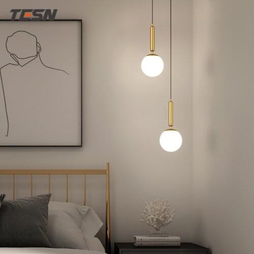 Nordic minimalist modern bedroom small chandelier coffee shop bar net red restaurant chandelier personality bedside chandelier