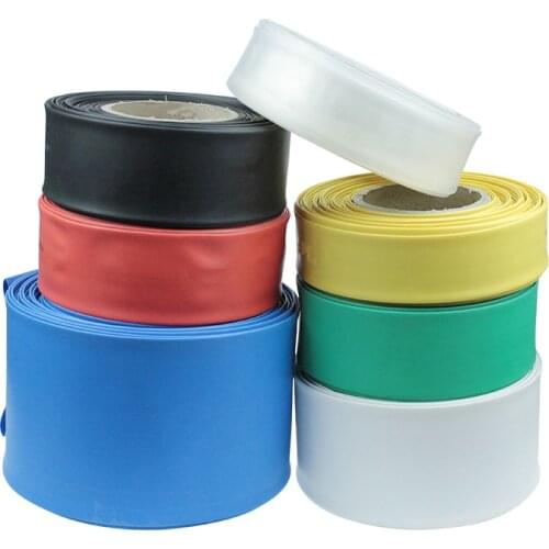 1 Meter 2:1 Heat Shrink Tube 12-Colors 13mm-150mm Diameter Car Electrical Wire Connector Wrap Wire Repair Tubing Cable Sleeve