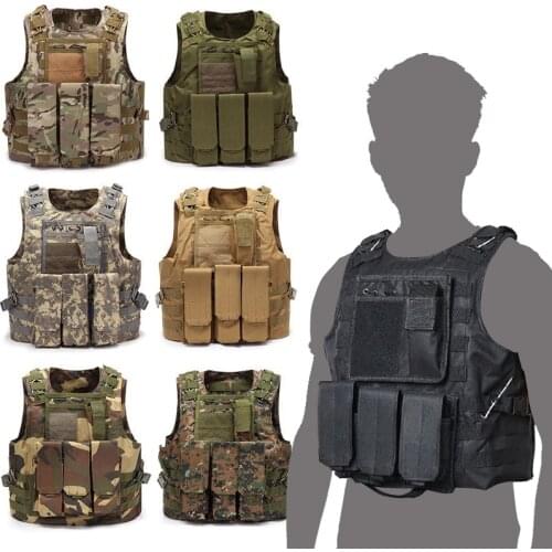 Outdoor Military Equipment Moore Tactical Vest Mens Combat Board Carrier Special Police Army Training
